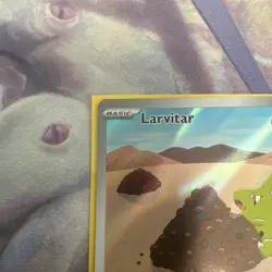 Pokemon TCG Larvitar SV03 Obsidian Flames Illustration Rare Holo 203/197 - Image 3
