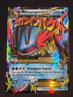 M Swampert EX XY87 Promo LP Pokemon TCG Promos Mega Evolution Card - Image 1