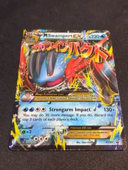 M Swampert EX XY87 Promo LP Pokemon TCG Promos Mega Evolution Card - Image 2