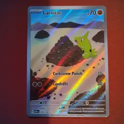 Larvitar - Illustration Rare - Obsidian Flames OBF 203/197 -Pokemon TCG - Image 1
