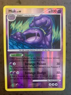 Muk 57/127 Platinum Reverse Holo 2009 Pokemon TCG Card - Image 1
