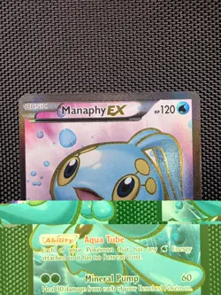 ** A Manaphy EX 116/122 XY Breakpoint NM Pokemon - Image 2
