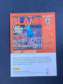 Larry Johnson 2021-22 Panini Hoops NBA Slam Gold Foil Holo #1 - Image 2