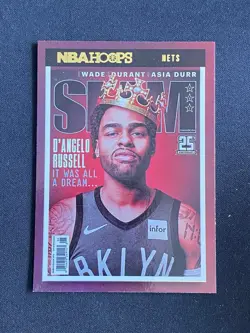 D'Angelo Russell 2021-22 Panini Hoops NBA Slam Gold Foil Holo #221 - Image 1