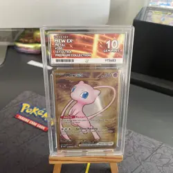Pokemon TCG Mew EX 205/165 (151 UPC promo) Metal ACE 10 - perfect subgrades!! - Image 4