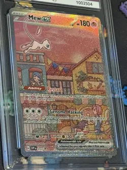 Pokemon TCG Mew EX 053 Promo From 151 UPC Ace 10 Perfect Subgrades - Image 3