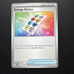 Pokemon TCG Energy Sticker Scarlet & Violet-151 159/165 Regular Uncommon - Image 1