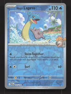 Misty's Lapras 050/182 Common Destined Rivals Pokemon Reverse Holo Near Mint - Image 1
