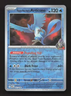 Team Rocket's Articuno 051/182 Rare Destined Rivals Pokemon Reverse Holo NM - Image 1