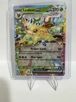 Pokemon Company Leafeon ex 006/131 Prismatic Evolutions Full Art Holo - Image 1