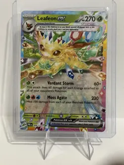 Pokemon Company Leafeon ex 006/131 Prismatic Evolutions Full Art Holo - Image 2