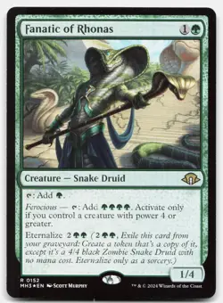 Fanatic of Rhonas (Foil) - NM Near Mint - MH3 Modern Horizons 3 #152 - MTG Magic - Image 1