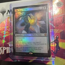 THE SOUL STONE (066) FOIL Marvel's Spider-man MTG MINT CARD - Image 1