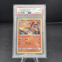 PSA 9 Mint Charizard 5/18 Detective Pikachu Graded Pokemon Card Holo Rare TCG - Image 1