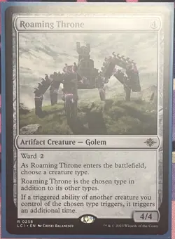 1x (NM) Roaming Throne - The Lost Cavers Of Ixalan - Rare - 0258 - NON-FOIL - Image 1