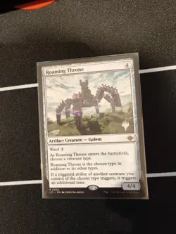Roaming Throne - The Lost Caverns of Ixalan MTG TCG NM, Promo stamp - Image 1