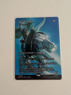 Doom Variant - Roaming Throne Borderless MTG Marvel Universe Eternal #99 NM/M - Image 1