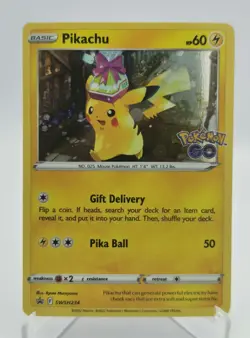 Pikachu SWSH234 Sword & Shield Black Star Promo Card Holo Pokemon TCG - Image 1