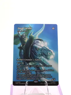 Doom Variant - Roaming Throne (Borderless) #99 NM Marvel Universe Eternal-Legal - Image 1