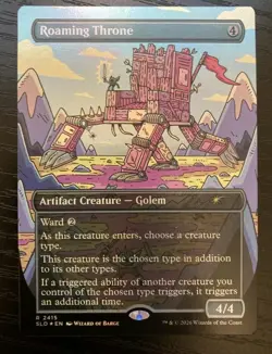 Roaming Throne 2415 Secret Lair Drop Goblin Storm Commander Deck Rare MTG SLD NM - Image 1