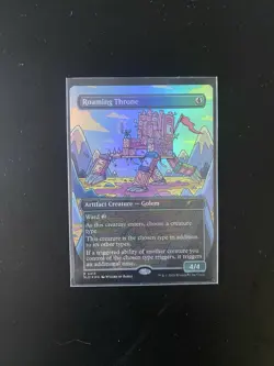 Roaming Throne Foil MTG Goblinstorm Full Art NM - Image 1