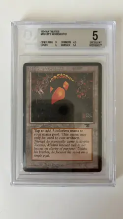 MTG Antiquities Mishra's Workshop BGS 5 Reserved List Magic The Gathering - Image 1