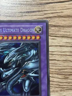 Konami Blue-Eyes Ultimate Dragon JMP-EN005 Secret Rare Holo Limited ATK/DEF - Image 3