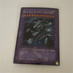 Konami Blue-Eyes Ultimate Dragon Secret Rare JMP-EN005 Shonen Jump Fusion - Image 1