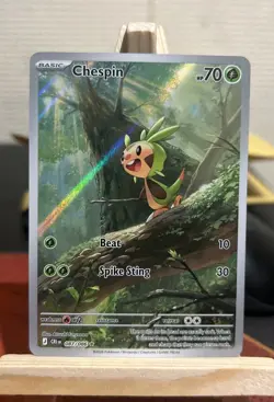 Pokemon Chespin 087/086 | Illustration Rare | Chaos Rising | NM - Image 1