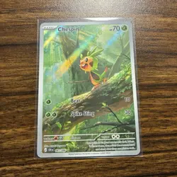Pokemon TCG Chespin 087/086: Chaos Rising Illustration Rare - Image 1