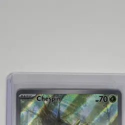 Pokemon TCG - Chespin 087/086 - Illustration Rare CRI ME04: Chaos Rising NM - Image 2