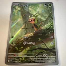Chespin - 087/086 - Illustration Rare - Chaos Rising - Pokemon - NM/M - Image 5