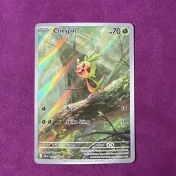 Chespin 087/086 Chaos Rising Illustration Rare Pokemon Tcg Near Mint - Image 1