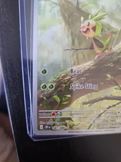 Pokemon TCG Chespin Chaos Rising Illustration Rare 087/086 - Image 4