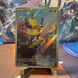Mienfoo 133/086 Illustration White Flare Pokemon TCG Card NM - Image 1