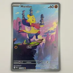 Mienfoo 133/086 Illustration Rare White Flare Pokemon TCG Holo - Image 1
