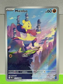 Mienfoo 133/086 White Flare Illustration Rare Pokemon TCG - Image 1