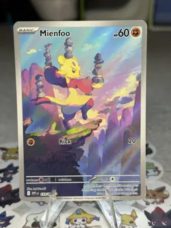 Pokemon TCG White Flare Mienfoo Illustration Rare Card 133/086 MINT/NM Condition - Image 1