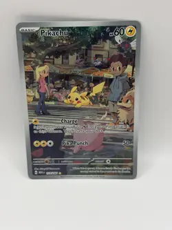 Pokemon Pikachu 173/165 Illustration Rare 151 Pokemon Near Mint - Image 1
