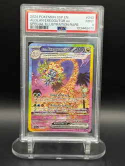 2024 Pokemon Surging Sparks Alolan Exeggutor ex 242/191 SIR PSA 9 Mint - Image 1