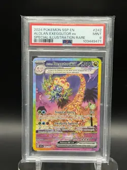 2024 Pokemon Surging Sparks Alolan Exeggutor ex 242/191 SIR PSA 9 Mint - Image 3