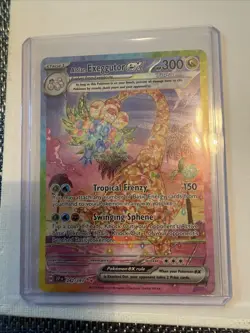 Pokemon TCG Alolan Exeggutor ex 242/191 Sv08 Surging Sparks SIR Full Art Holo - Image 1
