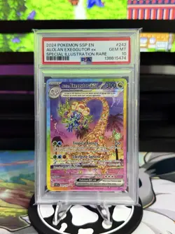 PSA 10 ALOLAN EXEGGUTOR EX [SIR] #242/191 2024 POKEMON SSP-EN SURGING SPARKS 🌴 - Image 1