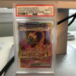Pokemon 2024 Alolan Exeggutor ex 242/191 SIR Surging Sparks GEM MINT PSA 10 - Image 1