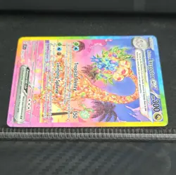 Alolan Exeggutor ex Pokemon TCG 242/191 Sv08 Surging Sparks SIR FA Holo EN - Image 3