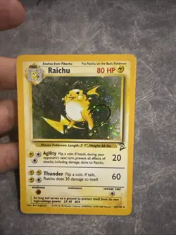 Pokemon TCG Raichu Base Set 2 Holo Unlimited Holo Rare - Image 1