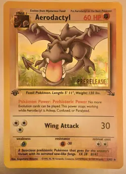 Aerodactyl #1/62 1st Edition - Fossil Set - Holo - Pokemon Card - Image 1