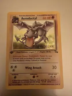 Aerodactyl #1/62 1st Edition - Fossil Set - Holo - Pokemon Card - Image 2