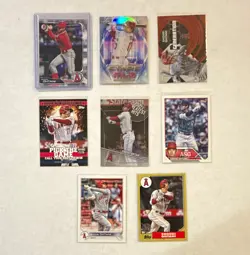 Topps Shohei Ohtani Angels 2021 8-Card Lot Stars MLB HR Challenge Inserts - Image 1
