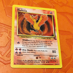 Wizards of the Coast Pokemon TCG Moltres 27/62 Fossil En Non Holo Rare HP70 - Image 1